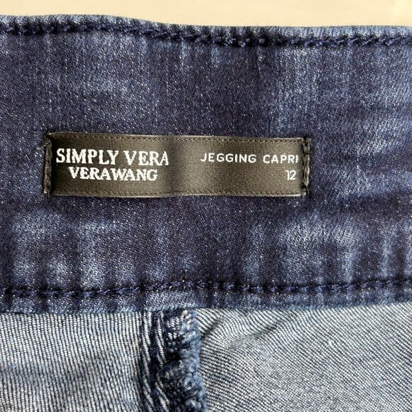 Simply Vera Wang Women's Pull on Jegging Capri size 12 - Picture 11 of 12